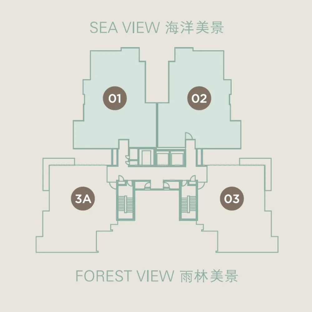 The Marin Penang Layout